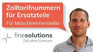 Zolltarifnummern Schweiz für Ersatzteile finesolutionsBlog [upl. by Donnamarie]