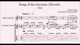 Nier  Song of the Ancients Devola  Transcription [upl. by Trebuh215]