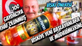 100 PIPERS Deluxe Blended Scotch Whısky İncelemesi ve Testi Yenilere ve deneyimli Viski severlere [upl. by Panaggio]