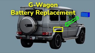 Mercedes GWagon Battery Replacement [upl. by Rachaba283]