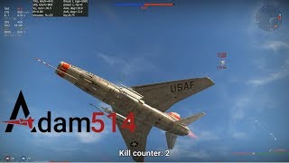 War Thunder F100D 8 Kills  Worst Supersonic [upl. by Kallick]