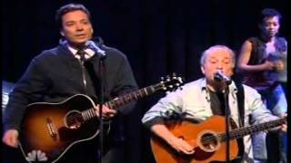 Stomp Jimmy Fallon Paul Simon Cecilia [upl. by Vastha]