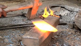 Learn how to make fishnets from mixed strips blacksmith [upl. by Tomchay]