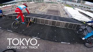 Full Lap on the Olympic BMX Track in Tokyo [upl. by Losyram461]