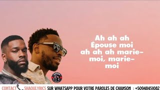 Dadju amp Tayc  Épousemoi Paroles [upl. by Clawson]