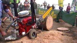 Australian V8 Chainsaw made by Whitlands Engineering wwwsuperaxecomau [upl. by Ray]