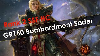 Diablo 3 Season 25 Bombardment Crusader GR150 Rank 2 Solo Self Found Hardcore [upl. by Flavian35]