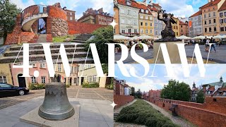 4 WARSAWPOLAND August 2023 Travel and explore with me [upl. by Mahtal854]