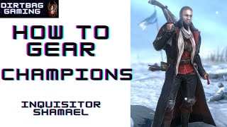 HOW TO GEAR INQUISITOR SHAMAEL  Perfect Champ for Hydra  Raid Shadow Legends Gear Guide [upl. by Pettifer326]