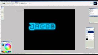 How to make Neon in PaintNET [upl. by Nylitak890]