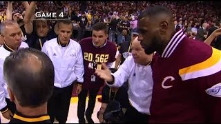 NBA Referees Wired 14  LeBron James listens to Joey Crawford and Kobes three is a two [upl. by Neerual]