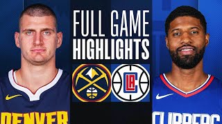 NUGGETS at CLIPPERS  FULL GAME HIGHLIGHTS  April 4 2024 [upl. by Nylhtac]