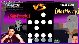 SillyFangirl Vs NotMercy  Most Requested 1v1 in FUNKY FRIDAY [upl. by Dietz201]