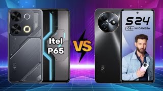 Itel P65 vs Itel S24 [upl. by Pilihp]