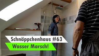 Schnäppchenhaus 63 🏡 Küche kommt  Duschwand bauen  Bad fast fertig 💦 [upl. by Cresida]