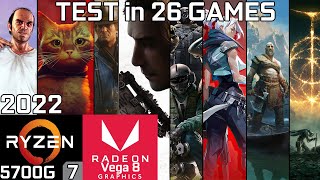 Ryzen 7 5700G Vega 8 amp 16GB RAM  Test in 26 Games [upl. by Eldnar]