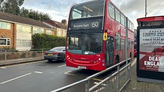 Arriva London North Bus Route 150T181LJ60 AUKAlexander Dennis Enviro 400 101 [upl. by Bollinger]