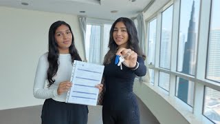 Collecting The Keys To Our Airbnb Property In Dubai [upl. by Amethyst]