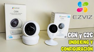 EZVIZ C6N y C2C Unboxing Configuración y Visión Nocturna Práctico y Barato [upl. by Tenney983]