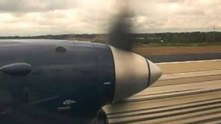 Delta Airlines Mesaba Saab 340 takeoff Atlanta GA [upl. by Aivlys]