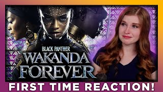 BLACK PANTHER WAKANDA FOREVER  MOVIE REACTION  FIRST TIME WATCHING [upl. by Damle]