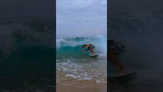 Skimboarding with GoPro at THE WEDGE 🇺🇸 ウェッジでスキムボードのゴープロ撮影 natsumiskim [upl. by Giarg]