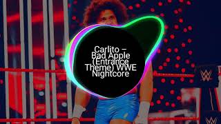 Carlito  Bad Apple Entrance Theme WWE Nightcore [upl. by Gunthar]