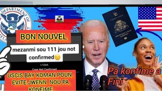 BON NOUVEL USCIS BIDEN VLE POU TOUT MOUN KI NAN PROGRAM NAN KONFIME [upl. by Muslim796]