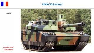 M1 Abrams Vs AMX56 Leclerc Tank all specs comparison [upl. by Naj376]