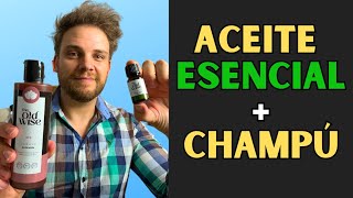 Cómo usar ACEITE ESENCIAL con el champú para la CAÍDA DEL PELO [upl. by Squier]