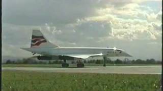 Concorde landing and taking off at Liverpool Airport Part 2 [upl. by Fleta]