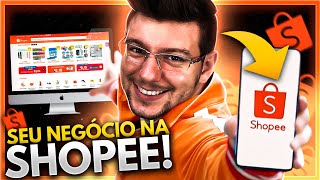 Como Criar Uma LOJA ONLINE Na SHOPEE  Passo a Passo  JivoChat [upl. by Cheria311]