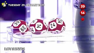 EuroMillions  January 29 2019 [upl. by Sotos]