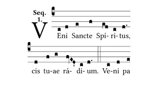 Veni Sancte Spiritus et emitte  Gregorian Chant [upl. by Trimmer]