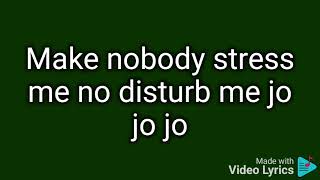 Joeboy AlcoholNew Official lyrics video [upl. by Eilime]