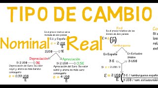 Tipo de cambio real y nominal  Cap 15  Macroeconomía [upl. by Nosmirc]