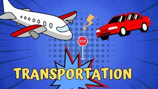 Transportation Song  Vehicles for Transport  Preschool Learning Songs [upl. by Nesline263]