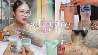 Selfcare night 🍒🛁🧖🏻‍♀️  กลับมาทำยูทูปในรอบ 3ปี 🧘🏻‍♀️ มาส์กหน้า skincare สครับผิวเม้ามอย [upl. by Trotta]