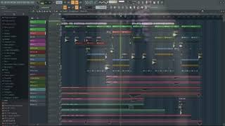 Basshunter  DotA FL Studio 20 remake FREE FLP [upl. by Eisle]