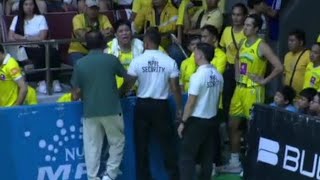 Jemal Vizcarra Ejected after disqualifying foul for hitting Joshua Montero  Parañaque vs Bulacan [upl. by Llertniuq]