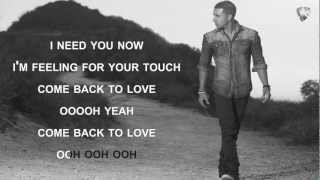 Jay Sean Back To Love Aaja Re  HINDI [upl. by Ymmak]