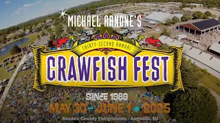 Michael Arnones 32nd Annual Crawfish Fest 2025 Preview Reel [upl. by Aneliram]