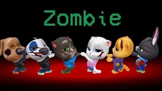 My Talking Tom Friends  Among US  impostor  ZOMBIE [upl. by Eddina57]