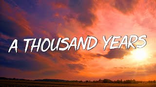 A Thousand Years  Christina Perri Lyrics  Adele Keane Mix Lyrics [upl. by Areit2]