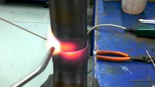 Copper copper tube brazing with Oweld oxyhydrogen gas generator OD 75mm [upl. by Sension]