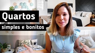 15 decorações de quartos simples e bonitos com inspiração minimalista [upl. by Htebharas]