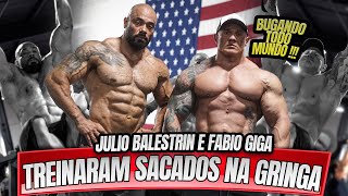 JULIO BALESTRIN E FABIO GIGA TREINARAM SACADOS NA GRINGA [upl. by Eilsew]