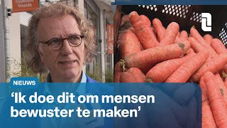 André Rieu schenkt lelijke wortels aan biologische winkel 🥕  L1 Nieuws [upl. by Eveneg350]