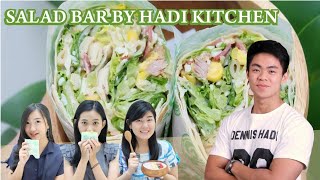 REVIEW TUNTAS SALAD BAR BY HADI KITCHEN Salad Stop Greenly amp Crunchaus lewat [upl. by Ferren656]