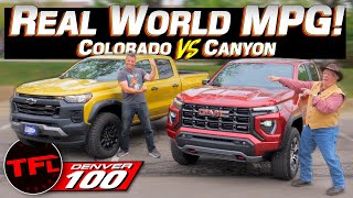 2023 GMC Canyon vs Chevy Colorado Can Either of GMs Twin Midsize Trucks BEAT Poor EPA Ratings [upl. by Hcib233]